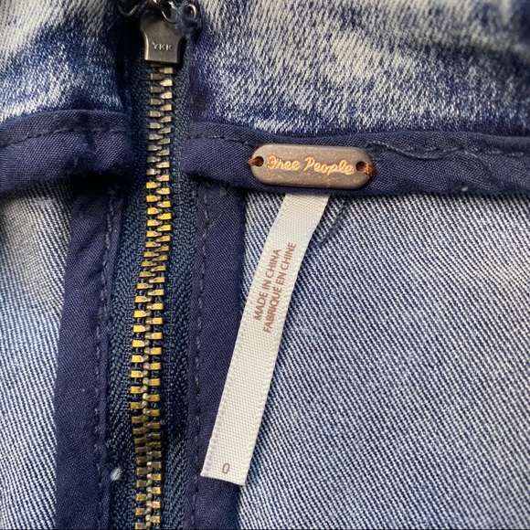 Free People | Modern Femme Acid Wash Skirt - Picture 8 of 11